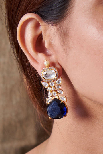 Minimalist Blue Earrings