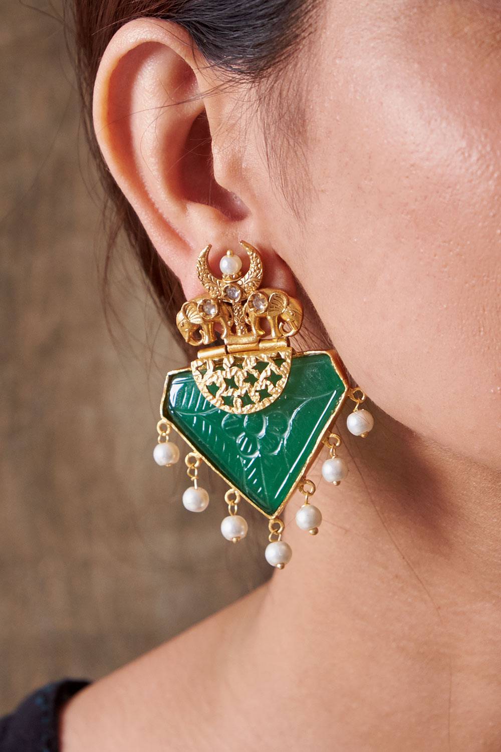 Royal Emerald Earrings