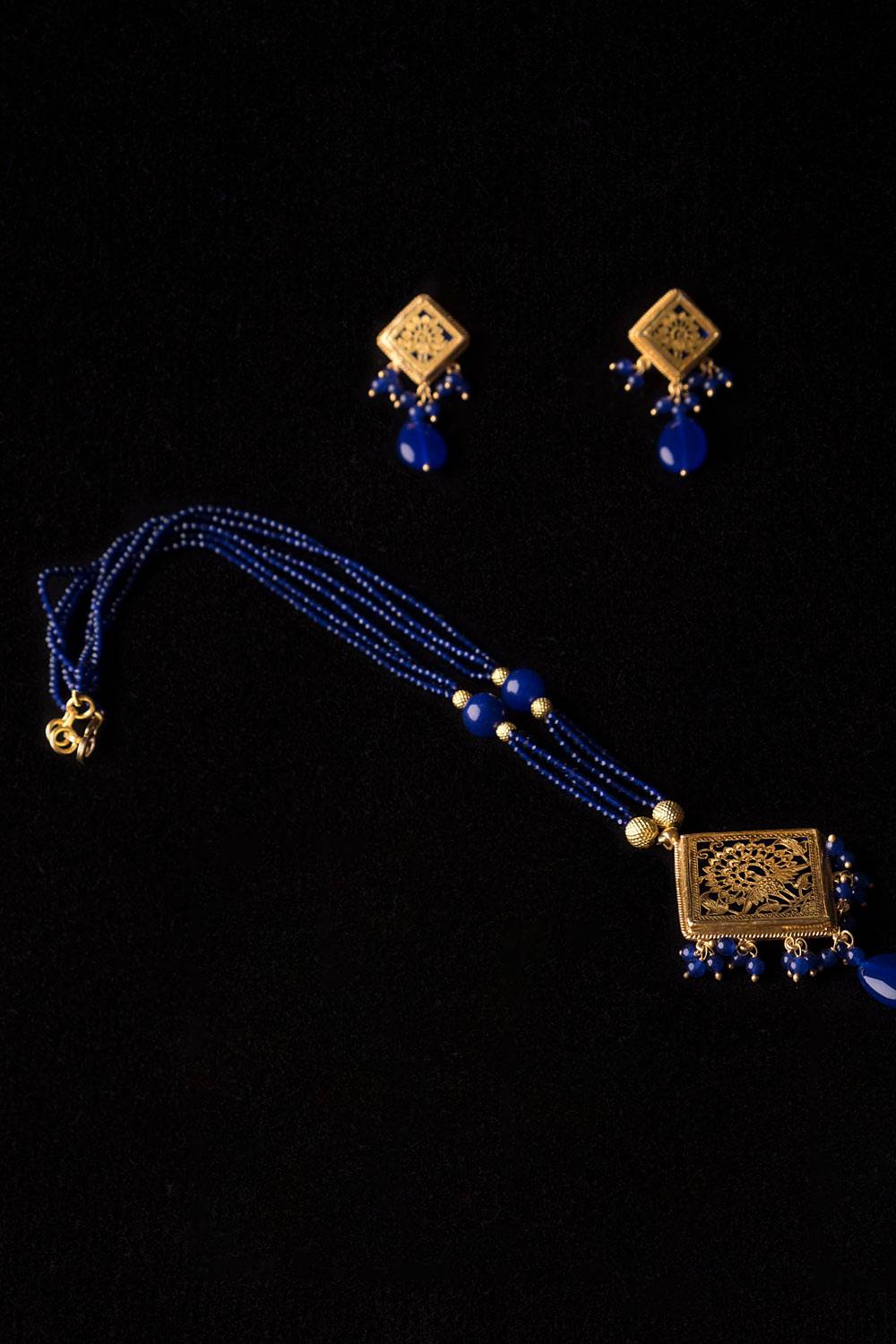 Cerulean Rajput Jewellery Set