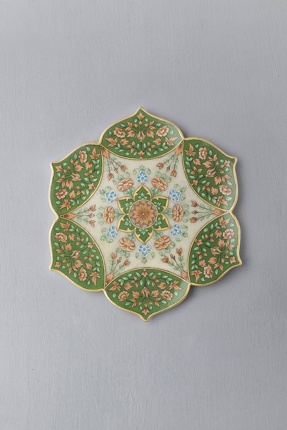 Mughal Marble Decorative Plate