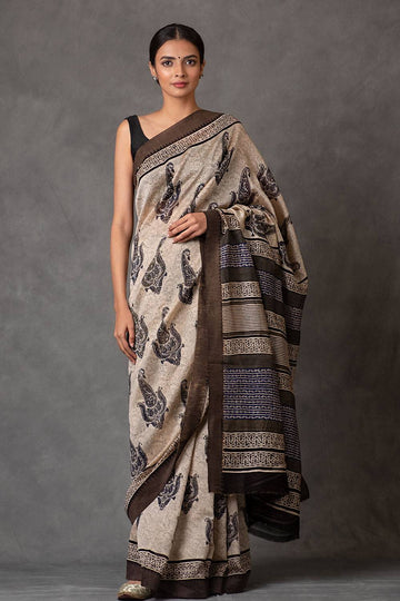 Paisley Chanderi Saree (with Blouse)
