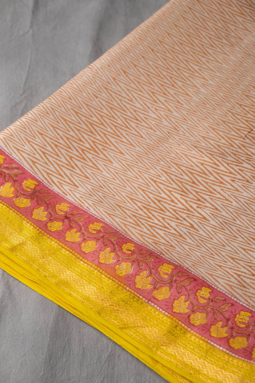 Rangoli Chanderi Saree (with Blouse)