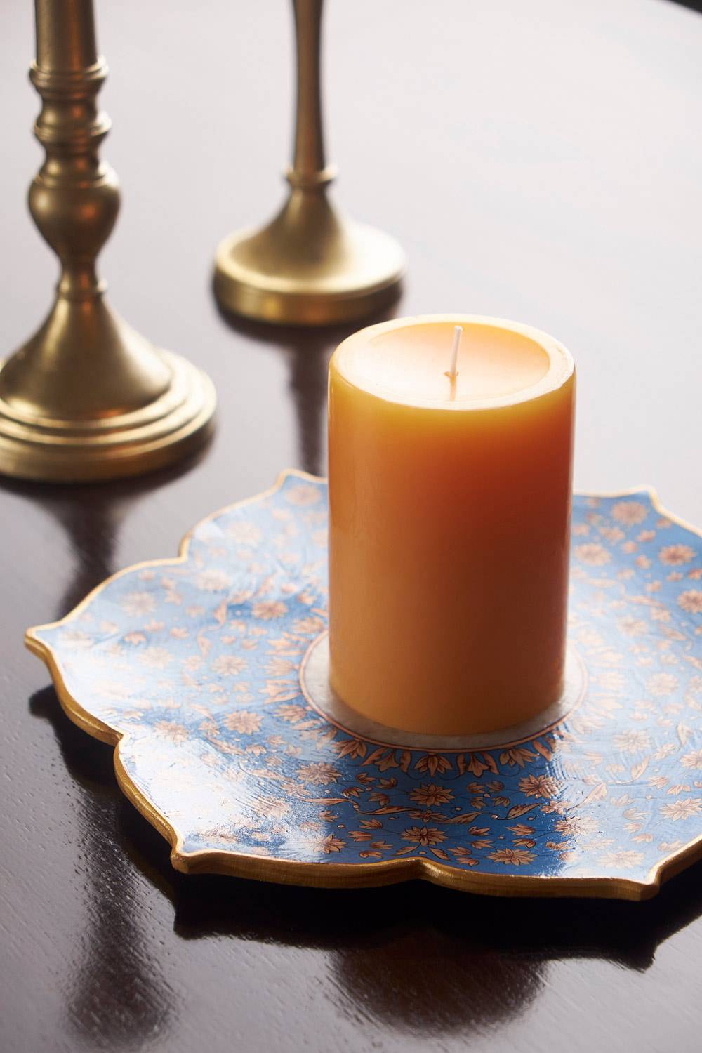 Moonlit Candle Plate