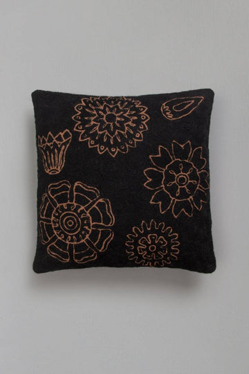 Amaya Embroidered Cushion Cover  (16''x15")