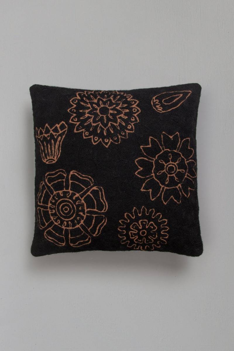 Amaya Embroidered Cushion Cover  (16''x15")