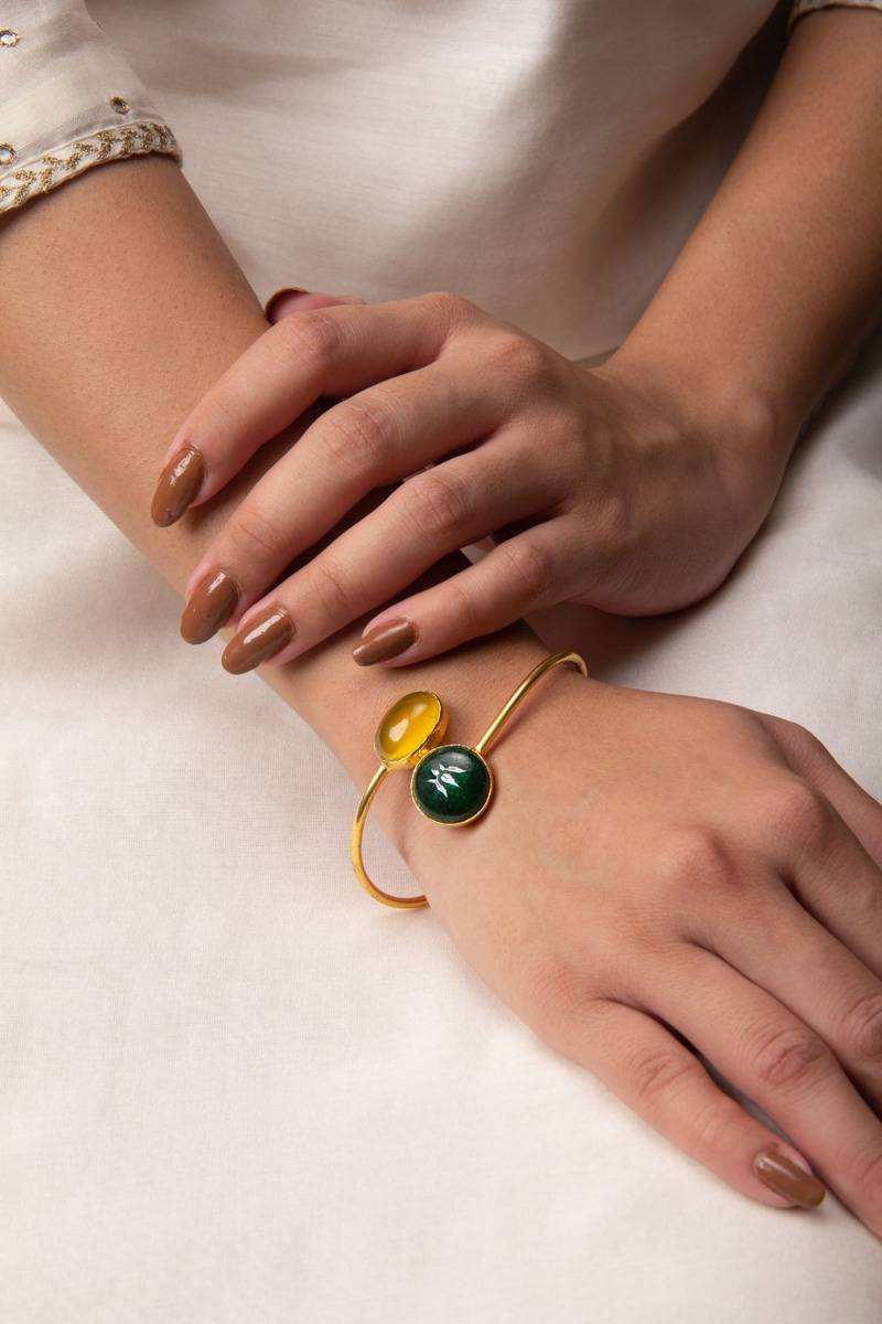 Zaziprabha Emerald Bracelet