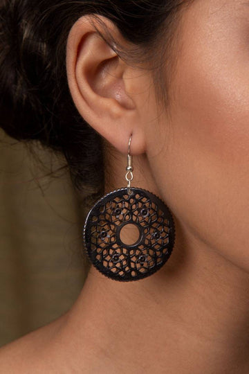 Mecaka Hand-Carved Earrings