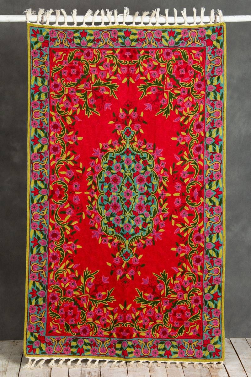 Rosa Embroidered Carpet (5ft x 3ft)