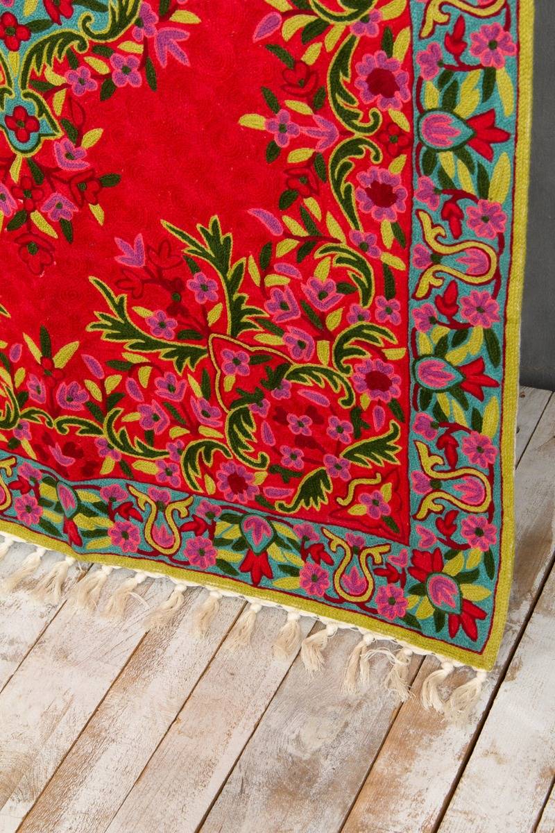 Rosa Embroidered Carpet (5ft x 3ft)
