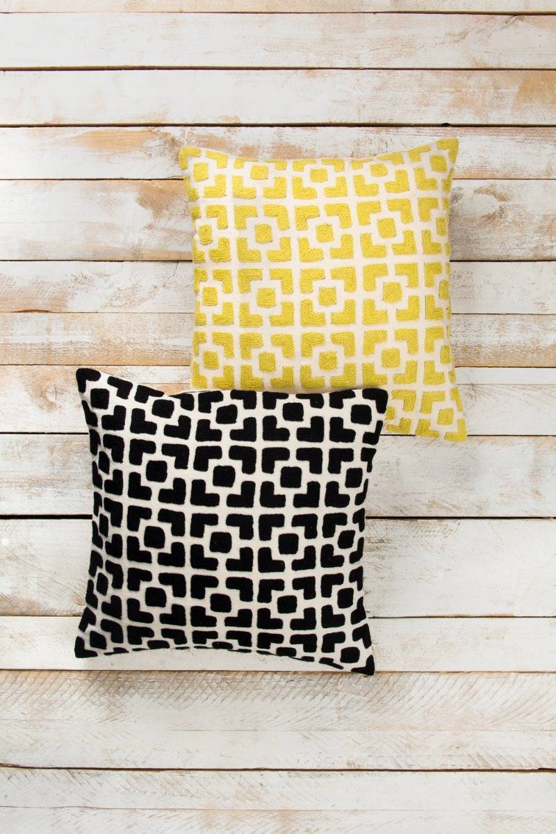 Ciara Embroidered Cushion Cover  (16''x15")