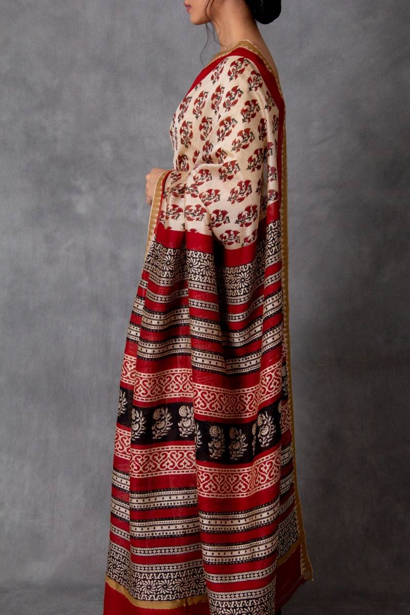 Odra Chanderi Saree (with Blouse)