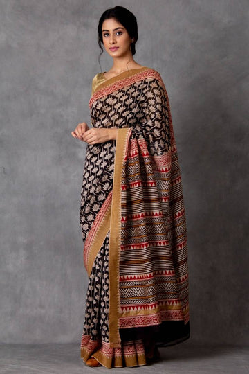 Kumuda Chanderi Saree (with Blouse)