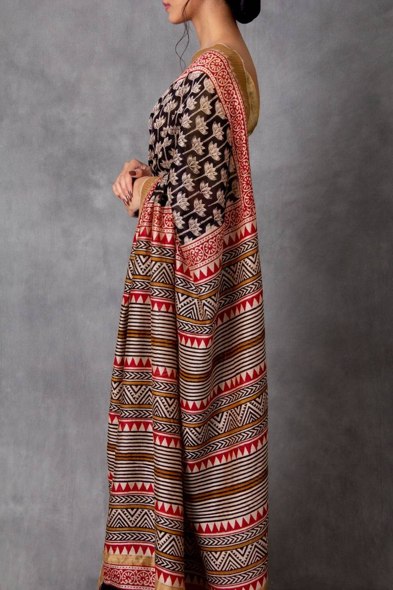 Kumuda Chanderi Saree (with Blouse)