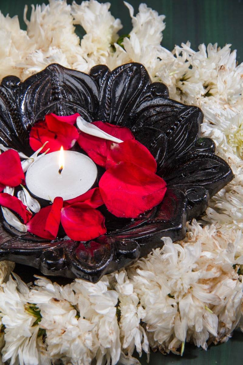 Chinmayi Diya (6.5" x 6.5" x 2") - Set of 2