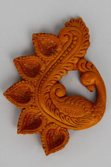 Mayur Terracotta Diya Set (9" x 6.75")
