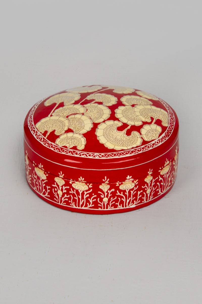 Salar Maroon Coaster Set