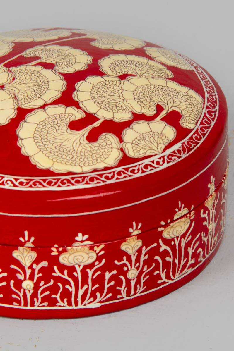 Salar Maroon Coaster Set