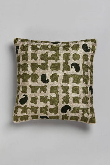 Rabia Maze Cushion Cover  (16''x16")