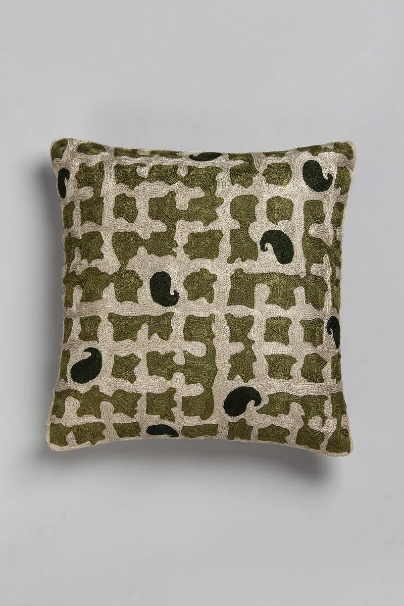 Rabia Maze Cushion Cover  (16''x16")