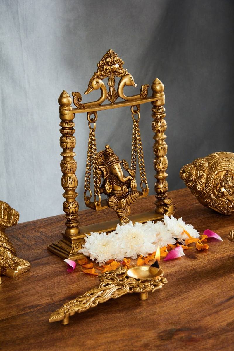 Bhupati Brass Ganesha Jhoola