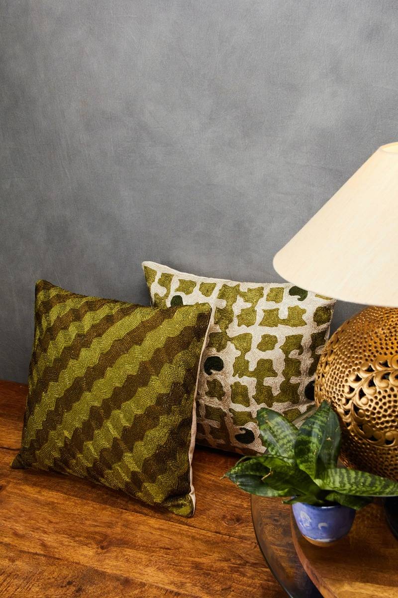 Anat Geometric Cushion Cover (16''x16")