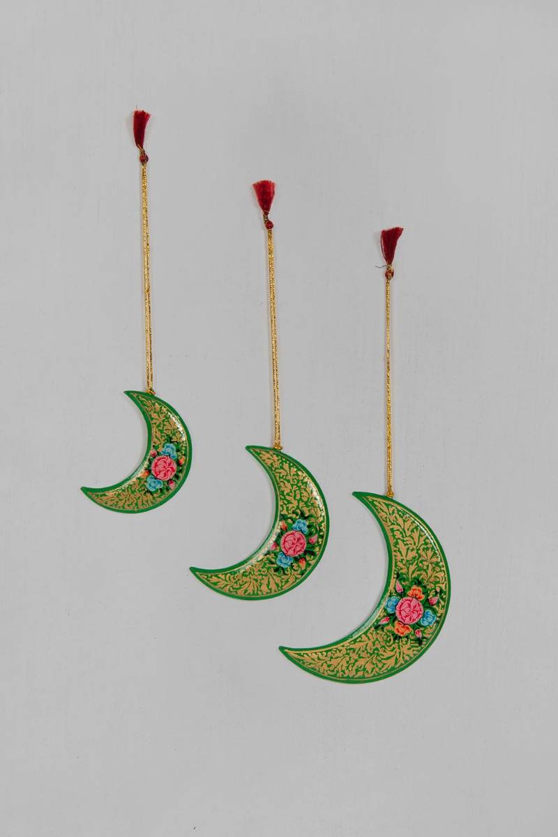 Xmas Hanging Moons (Set of 3)