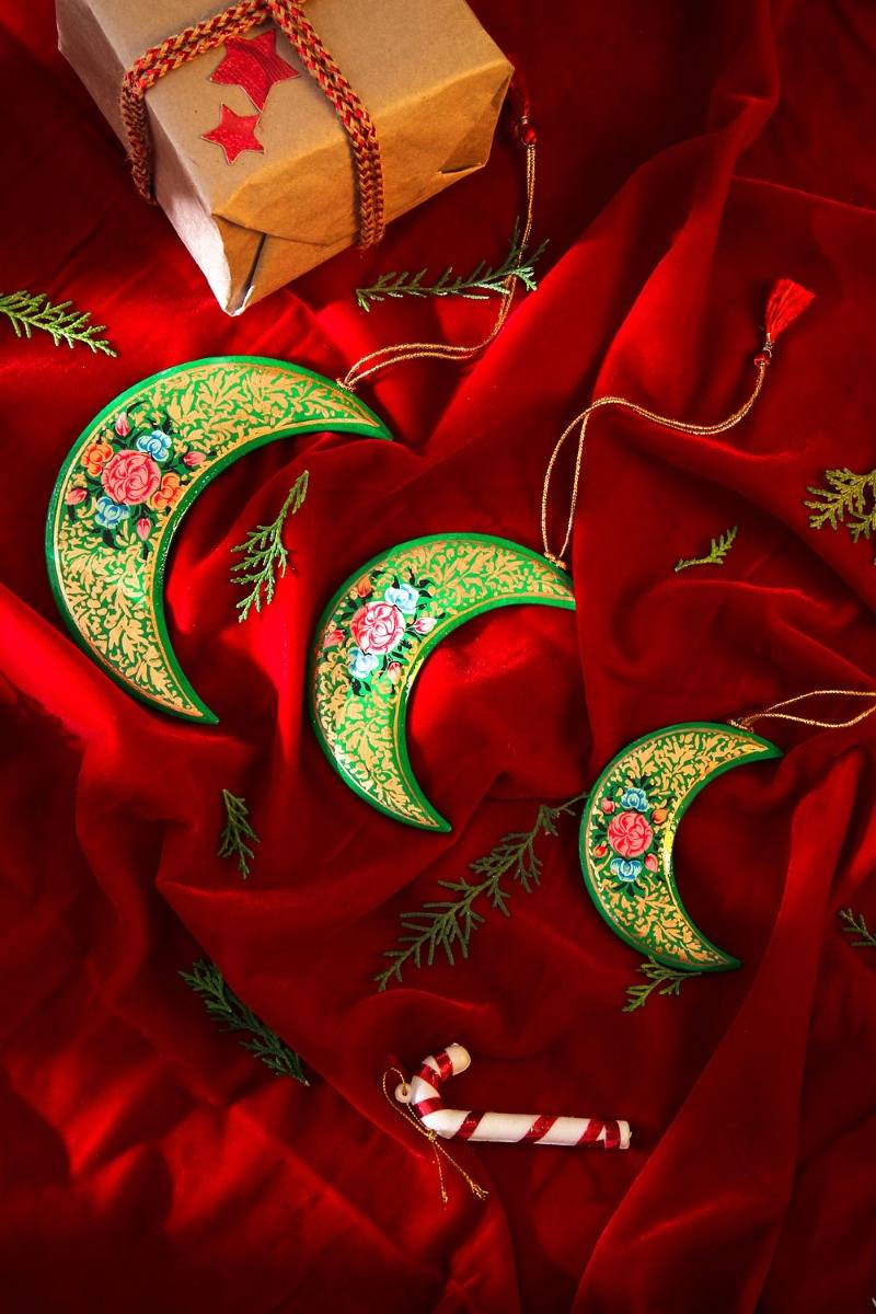 Xmas Hanging Moons (Set of 3)