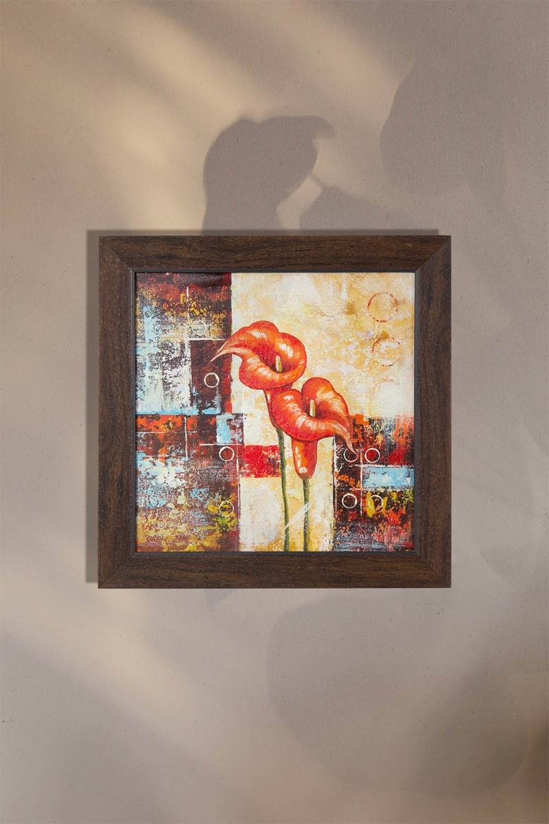 Gul Wall Painting ( 14.5in X 14.5in)