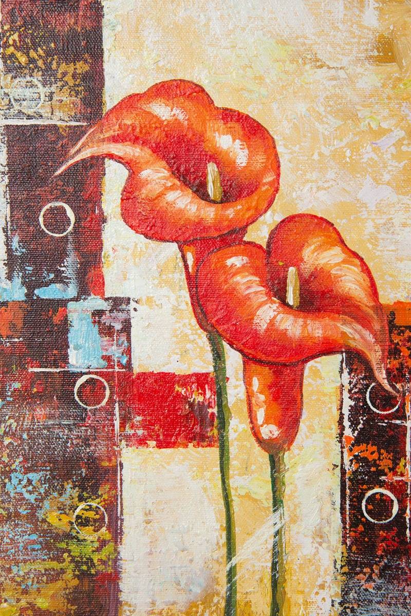 Gul Wall Painting ( 14.5in X 14.5in)