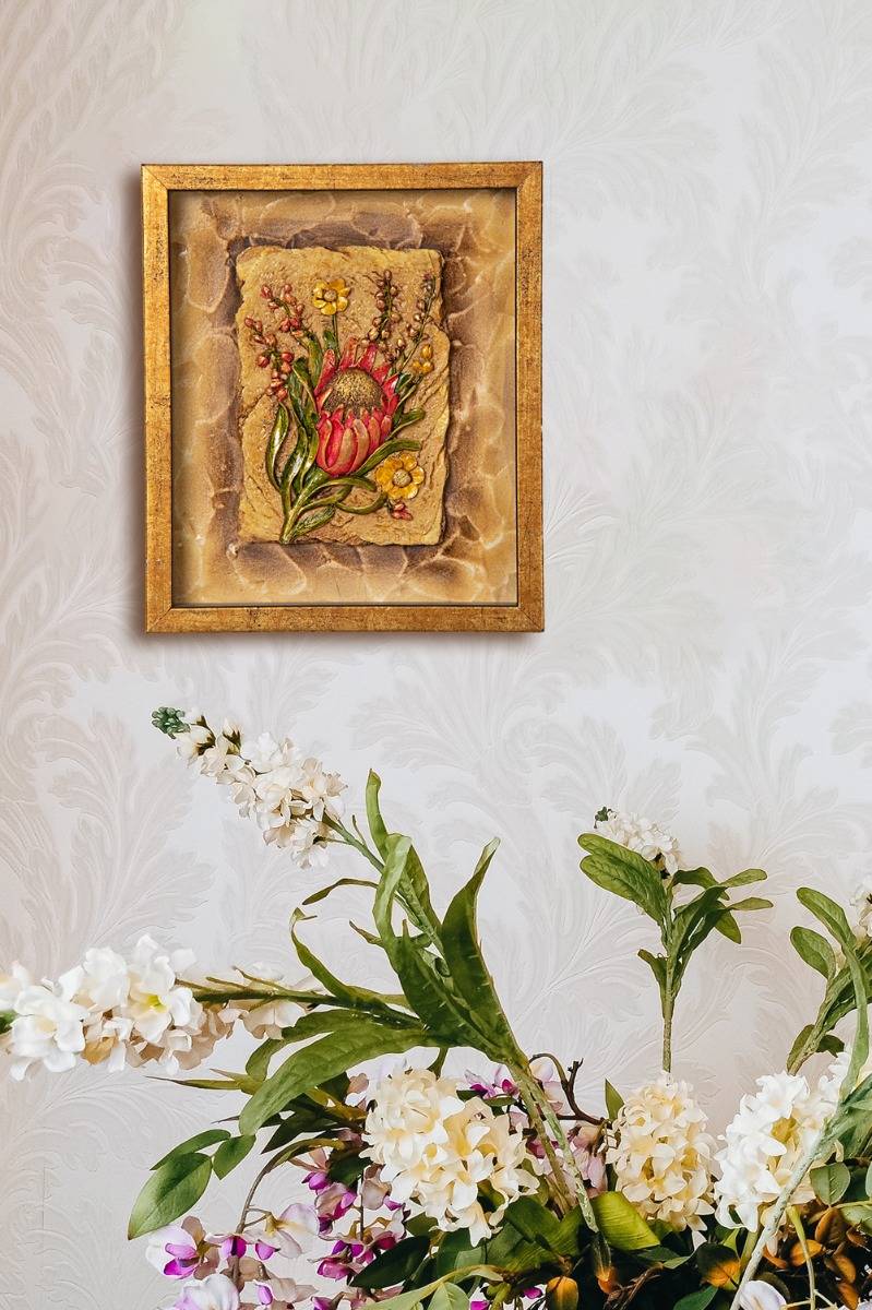 Kvet Relief Work ( 9.5 in X 7.5 in )