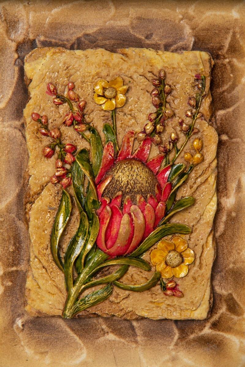 Kvet Relief Work ( 9.5 in X 7.5 in )