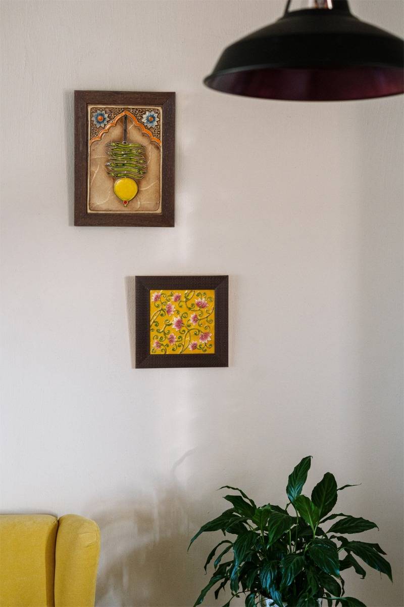 Rosado Vine Relief Work  ( 7.2 in x 7.2 in)