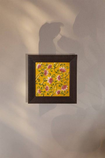 Rosado Vine Relief Work  ( 7.2 in x 7.2 in)