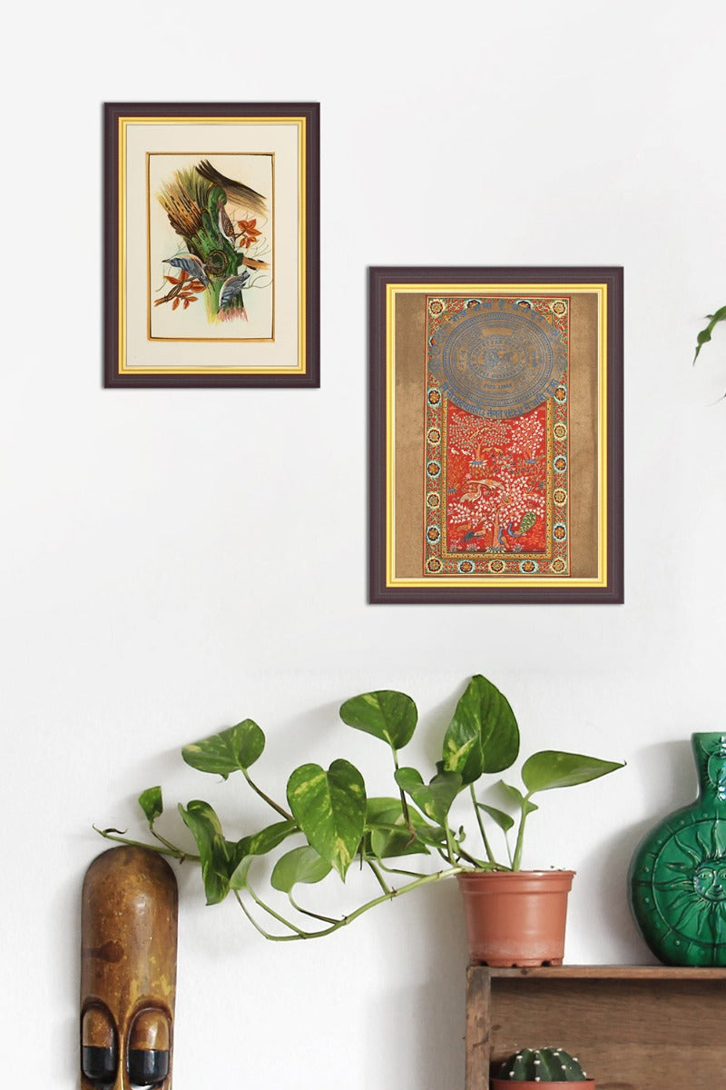 Pakshi Miniature Art ( 13in x 9in)