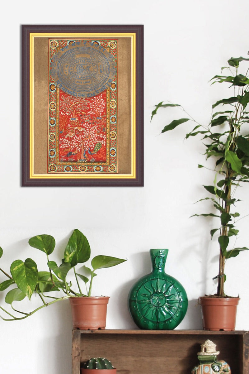 Pakshi Miniature Art ( 13in x 9in)