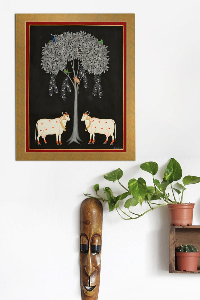 Dhenu Miniature Art ( 17in x 13.5in)