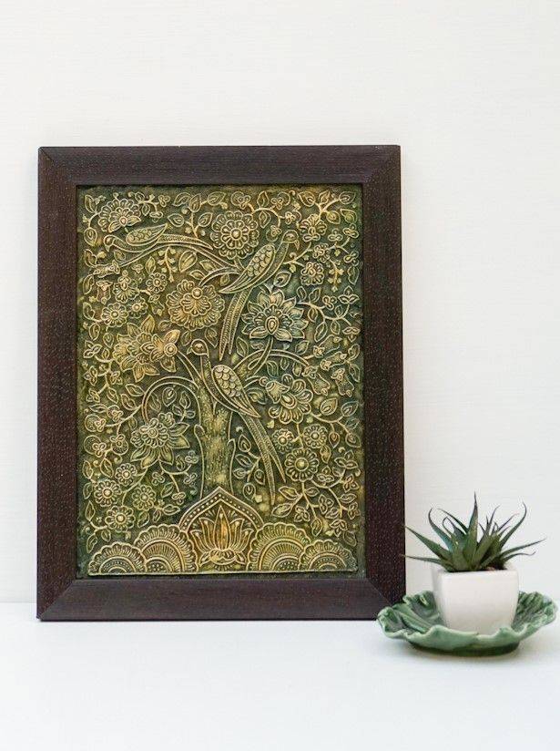 Green Paragon Relief Work ( 13in x 10in )