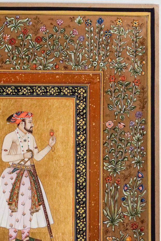 Shah Jahan Minature Portrait