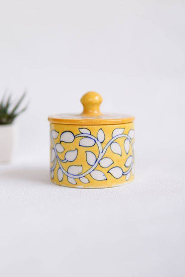 Marigold Cotton Jar