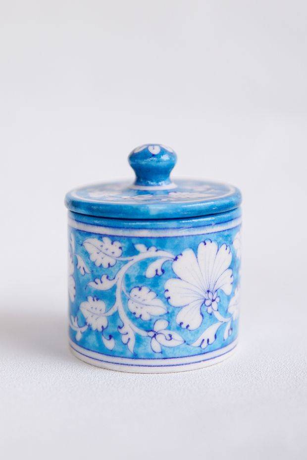 Jaipur Blue Cotton Jar