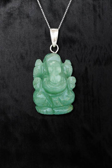 Australian Green Quartz Eshanputra Pendant