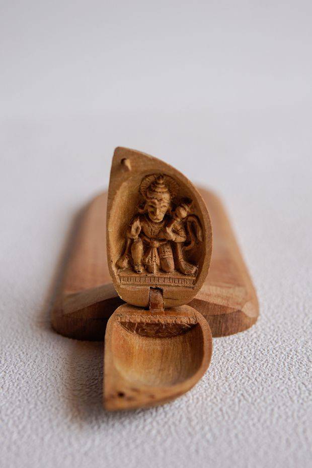 Sandalwood Almond Devoted Hanuman