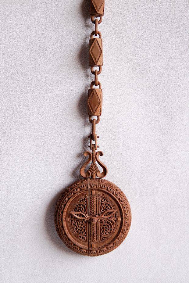 Precious Sandalwood Clock