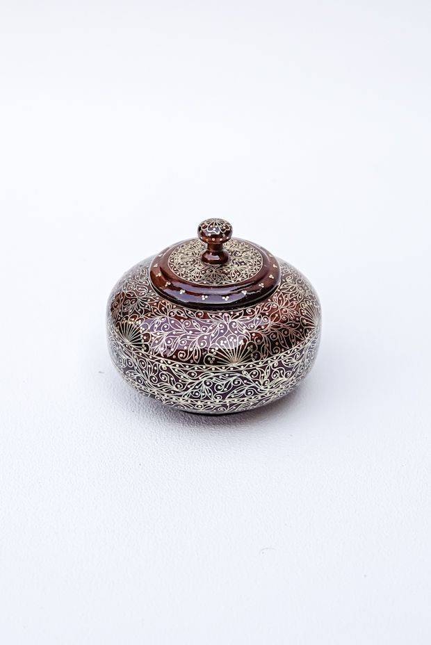 Triune Round Memento Box-( Masterpiece 3.5" x 3.5")