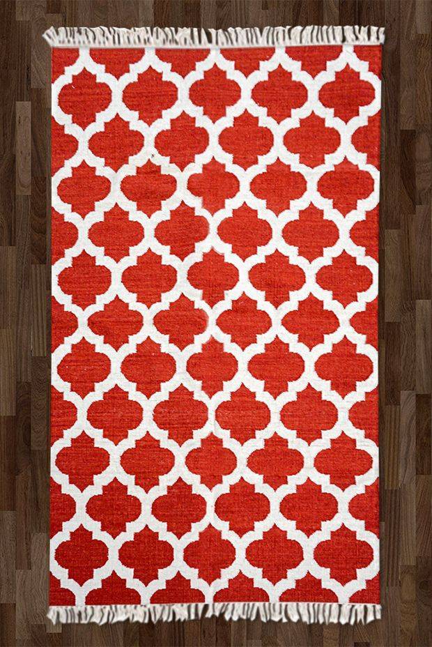 Imperial Mughal Rug - Red ( 5ft x 8ft )