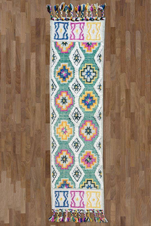 Aesthetic Tufted Runner ( 2.5ft x 9ft )