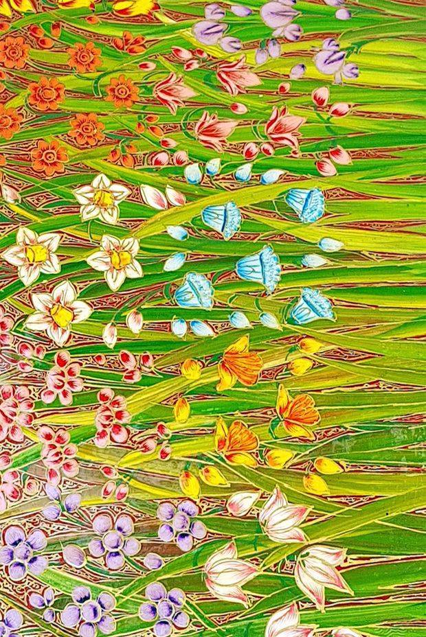 Springtide Serving Tray- Red