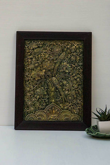 Green Paragon Relief Work ( 13in x 10in )