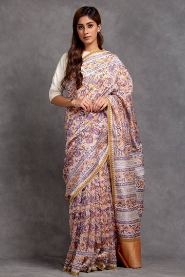 Arnit Chanderi Saree (with Blouse)