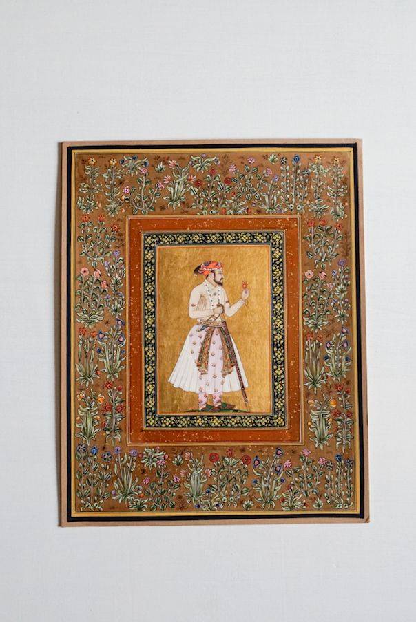 Shah Jahan Minature Portrait